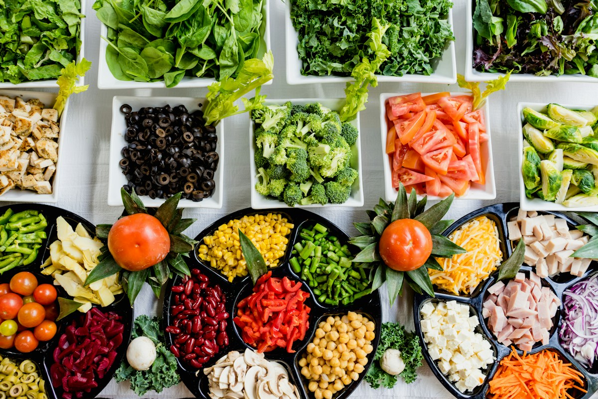 Fresh whole nutrition on cutting board